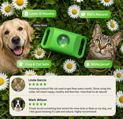 12 Months Flea & Tick Free (For Dogs & Cats)