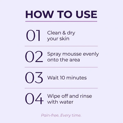 Pain-Free Hair Removal Mousse