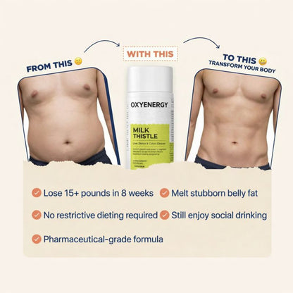 Oxyenergy Milk Thistle Liver Detox & Colon Cleanse