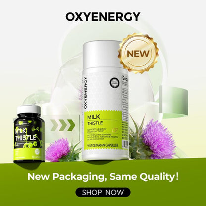 Oxyenergy Milk Thistle Liver Detox & Colon Cleanse