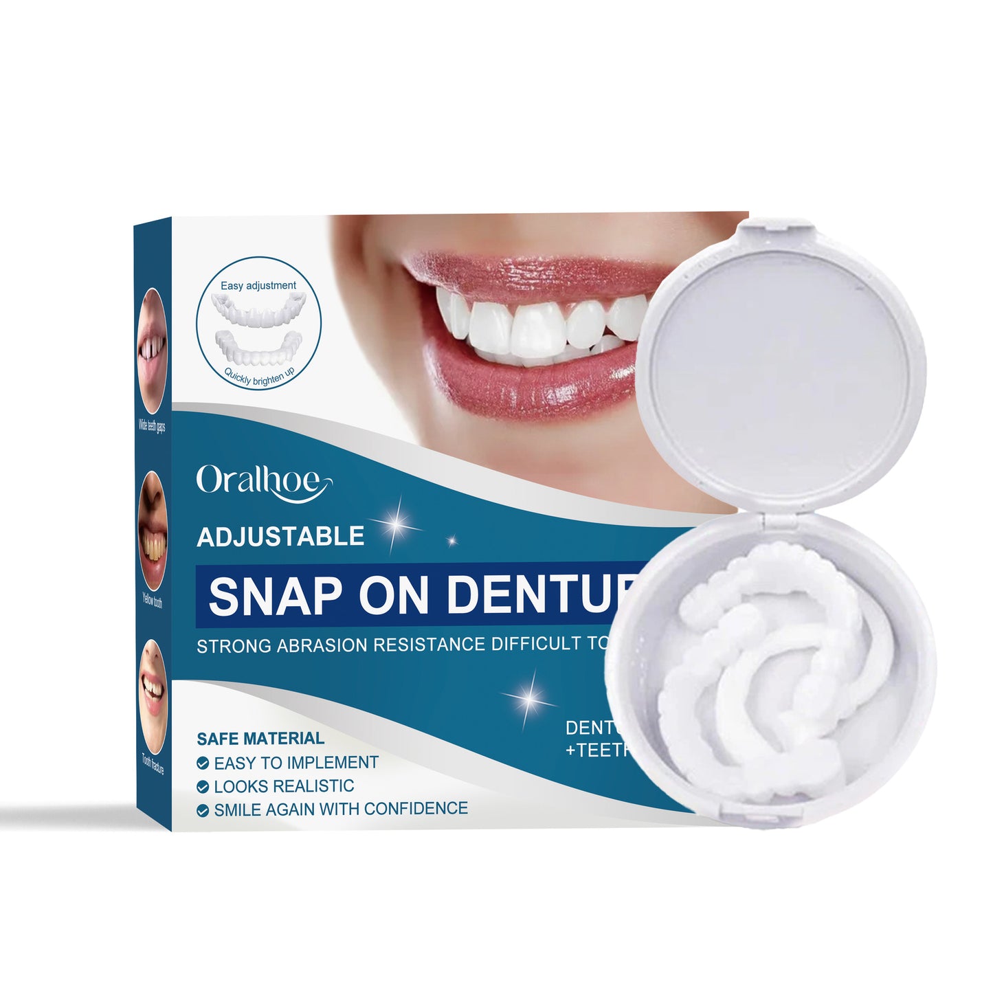 Adjustable Snap-on Dentures